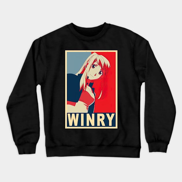 Winry Rockbell Vintage Crewneck Sweatshirt by CarolIrvine